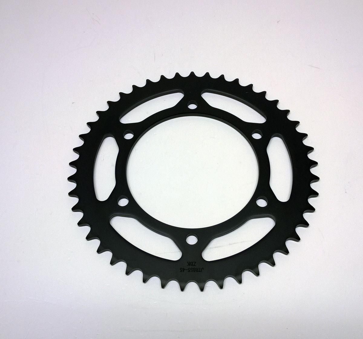 REAR SPROCKET STEEL HARD ZBK, JTR855.45ZBK