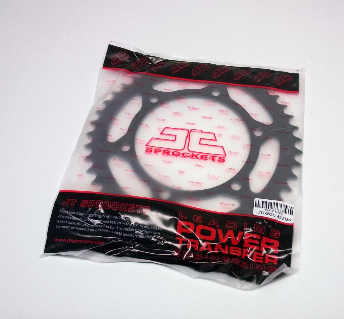 REAR SPROCKET STEEL HARD ZBK, JTR855.45ZBK - Image 4