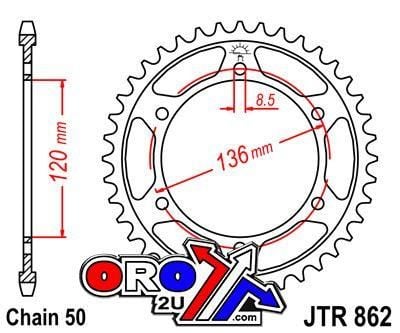 REAR SPROCKET JTR862.45 JT - Image 2