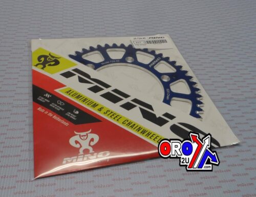 MINO REAR SPROCKET ALLOY BLUE, 25-724-520-49 BLUE