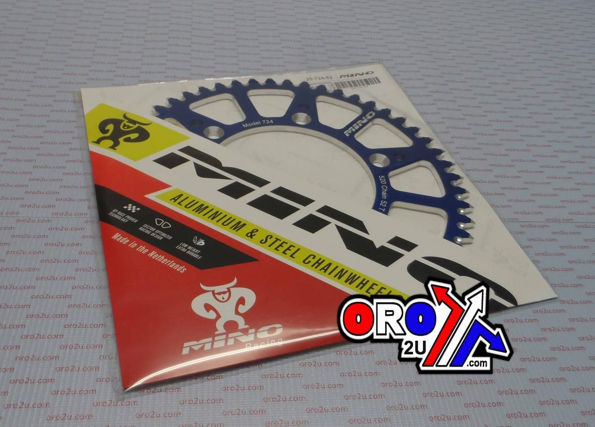 MINO REAR SPROCKET ALLOY BLUE, 25-724-520-82 - Image 3