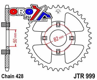 REAR SPROCKET JTR999 STEEL 45T JTR999.45 - Image 3