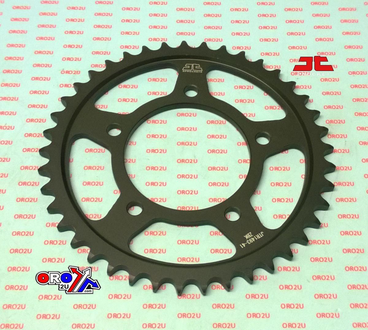 REAR SPROCKET STEEL HARD ZBK, C45 INDUCTION JTR1493.41ZBK - Image 2