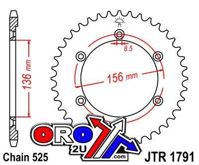 REAR SPROCKET JTR1791.41 JT - Image 2