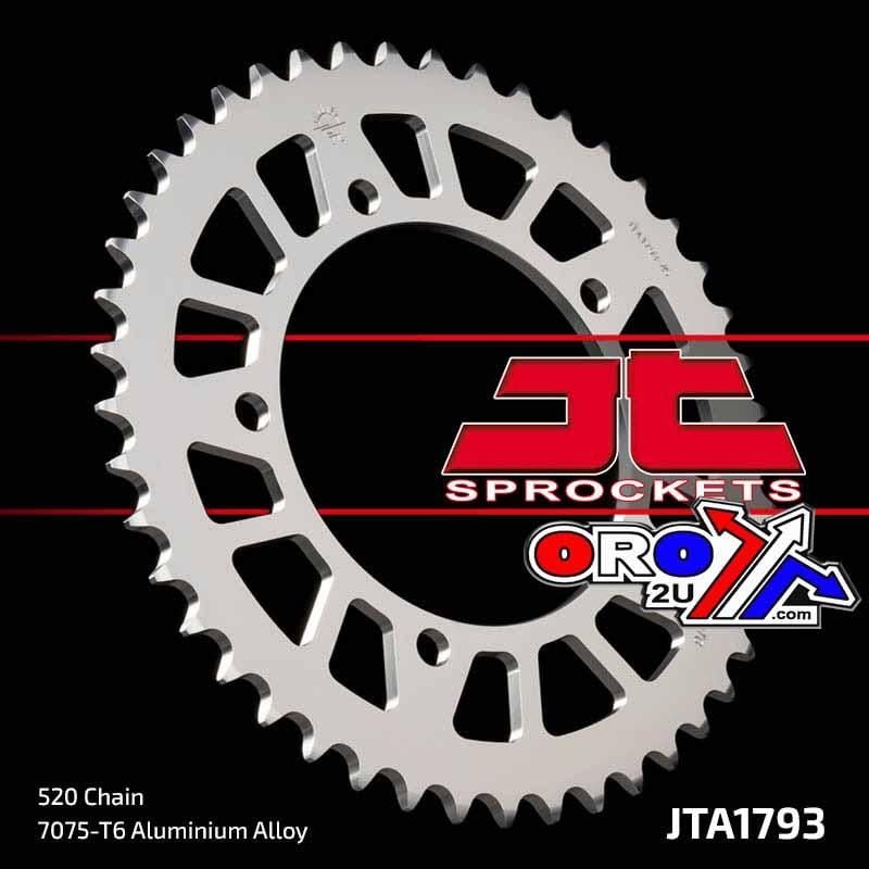 REAR SPROCKET ALLOY JTA1793.42, CHAIN CONVERSION 520