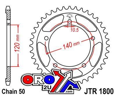 REAR SPROCKET JTR1800.42 JT