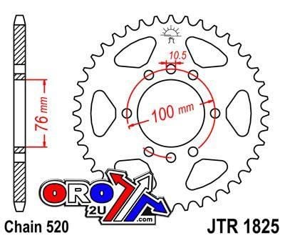REAR SPROCKET JTR1825.48 STEEL