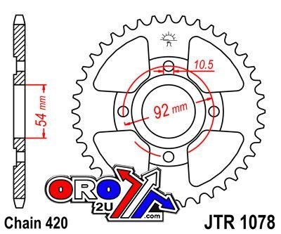 REAR SPROCKET JTR1844.48 JT BLACK