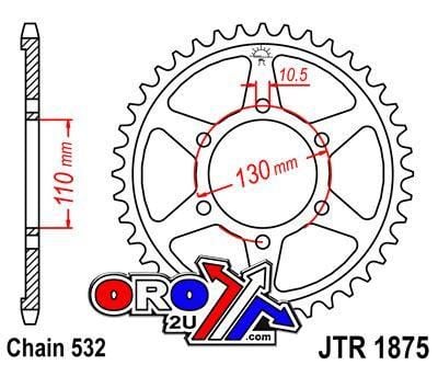 REAR SPROCKET JTR1875.48 JT