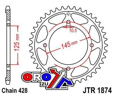 REAR SPROCKET JTR1874.59 JT