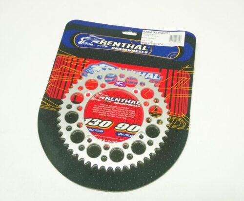 REAR SPROCKET ALLOY RENTHAL, ULTRALITE 189U-428-50GRSI SILVER