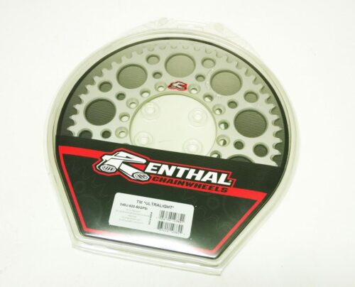 REAR SPROCKET RENTHAL 348, ULTRALITE 348U-520-50GPSI SILVER TM
