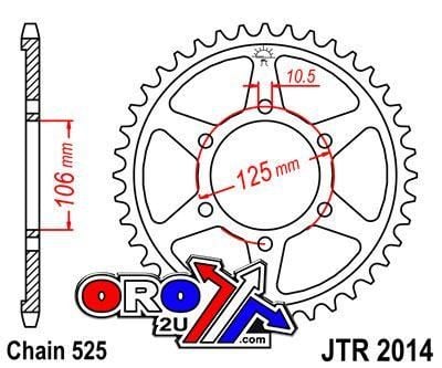 REAR SPROCKET JTR2014.50 JT