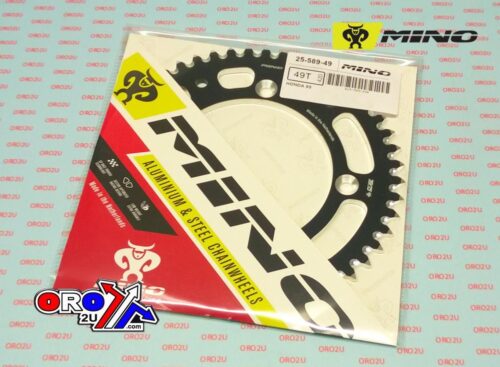 MINO REAR SPROCKET ALLOY BLACK 215, 25-589-420-49