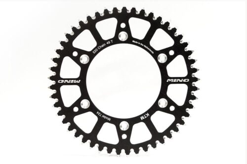 MINO REAR SPROCKET ALLOY BLACK 210, 25-554.520.44