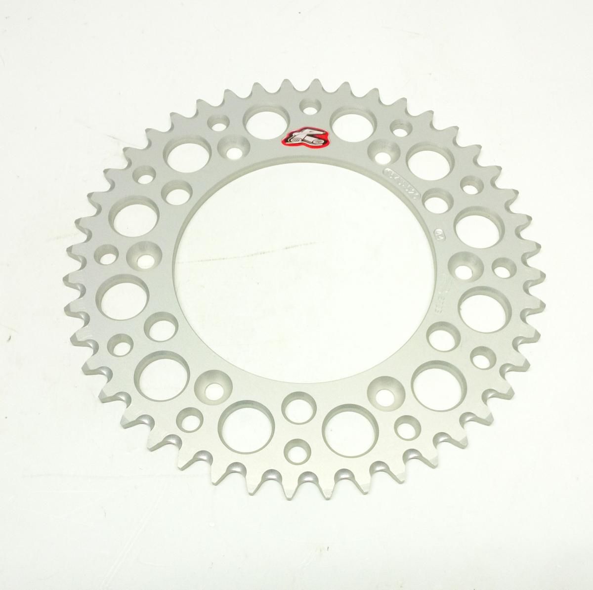 REAR SPROCKET ALLOY RENTHAL, ULTRALITE 154U-520-44GRSI SILVER