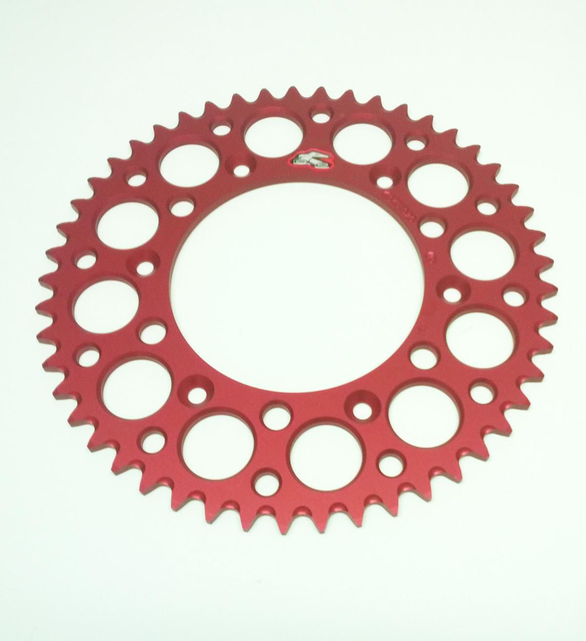 REAR SPROCKET ALLOY RENTHAL, ULTRALITE 154U-520-49GRRD RED, 154U-520-49GRRD - Image 2
