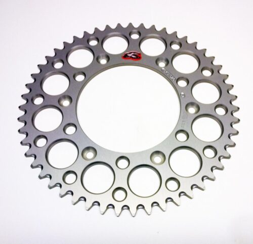 REAR SPROCKET ALLOY RENTHAL, ULTRALITE 154U-520-51GRSI SILVER, 154U-520-51GRSI