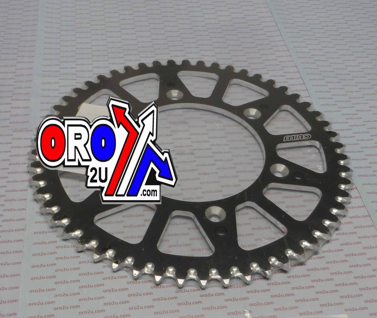 MINO REAR SPROCKET ALLOY BLACK 510, 25-554-54 BLACK