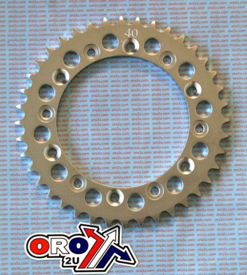 REAR SPROCKET STEEL 40 [JTR245/251] 520, DOUBLE DRILLED [JTR245.40 / JTR251.40]
