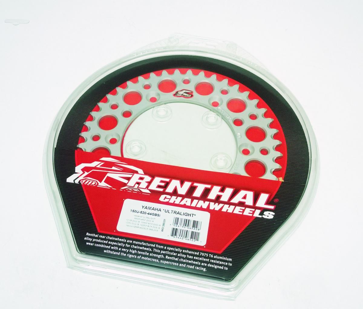 REAR SPROCKET ALLOY RENTHAL, ULTRALITE 150U-520-44-GBSI - Image 4