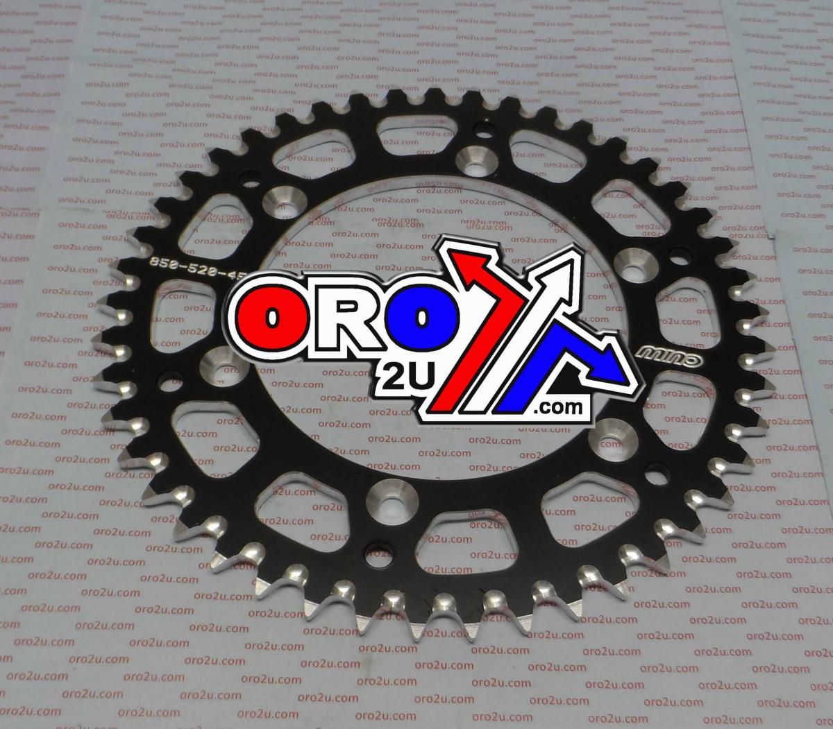 MINO REAR SPROCKET ALLOY BLACK 251, 25-850.520.45
