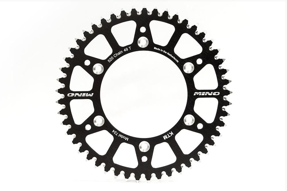 MINO REAR SPROCKET ALLOY BLACK 251, 25-850.520.45 - Image 3