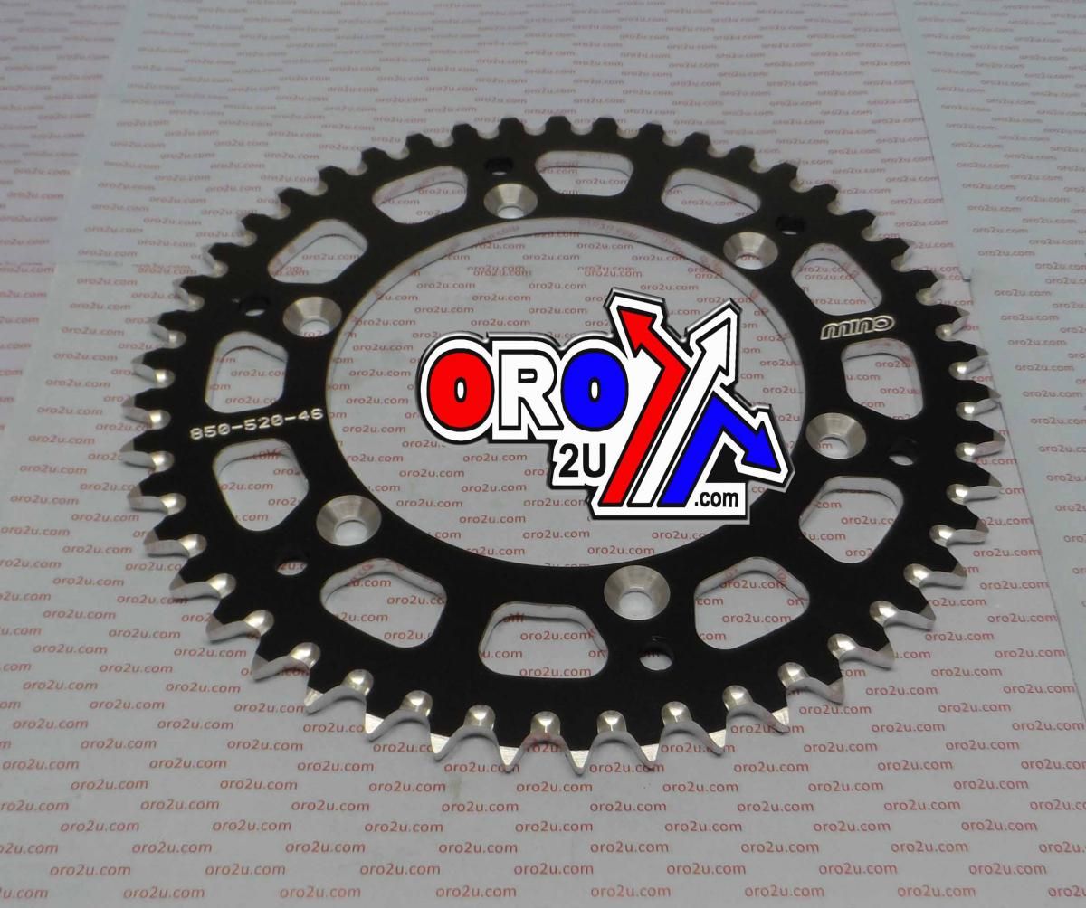 MINO REAR SPROCKET ALLOY BLK 251, 25-850.520.46 BLACK - Image 3