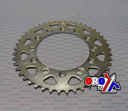REAR SPROCKET STEEL JTR245/251 SILVER, DOUBLE DRILLED JTR245/2.46, JTR245/2.46