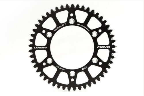MINO REAR SPROCKET ALLOY BLACK 251, 25-850-49 BLACK JTR251 / JTR245