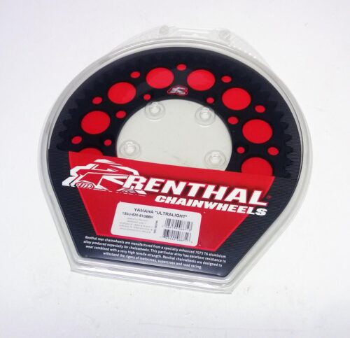 REAR SPROCKET ALLOY RENTHAL, ULTRALITE 150U-520-51GBBK BLACK, 150U-520-51GBBK