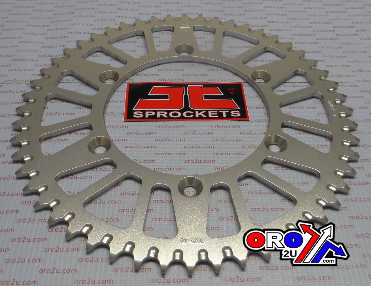 REAR SPROCKET ALLOY SILVER 251, JTA251.52 7075-T6 Aluminium - Image 3