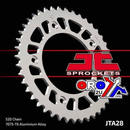 REAR SPROCKET ALLOY JTA28.43, 7075-T6 Aluminium Alloy