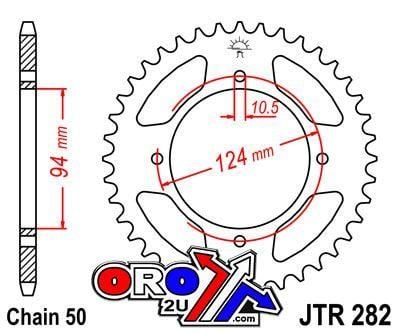 REAR SPROCKET JTR282.37 JT 530