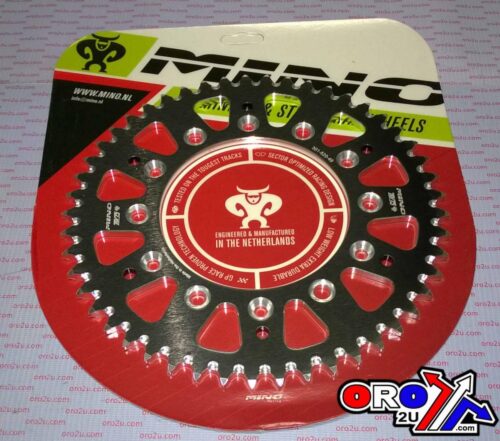 MINO REAR SPROCKET ALLOY 301/210, 25-301.520.49BK DOUBLE DRILLED JTR301, JTR210