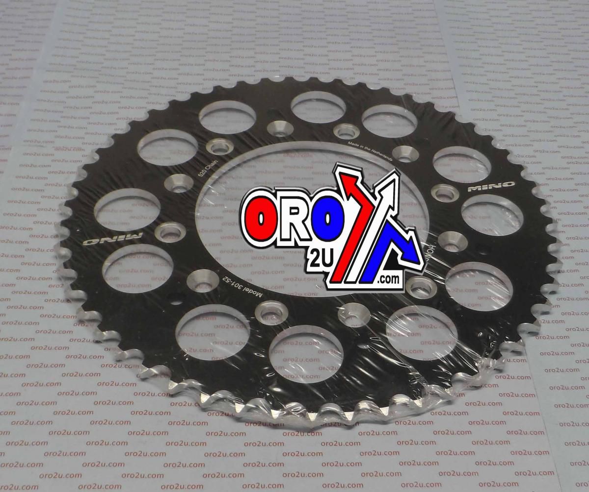 MINO REAR SPROCKET ALLOY BK 301/210, 25-301.520.52 DOUBLE DRILLED JTR301, JTR210