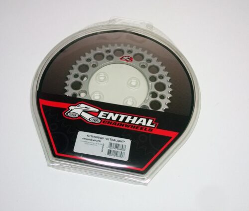 REAR SPROCKET ALLOY RENTHAL, ULTRALITE 441U-428-48GPSI SILVER, 441U-428-48GPSI