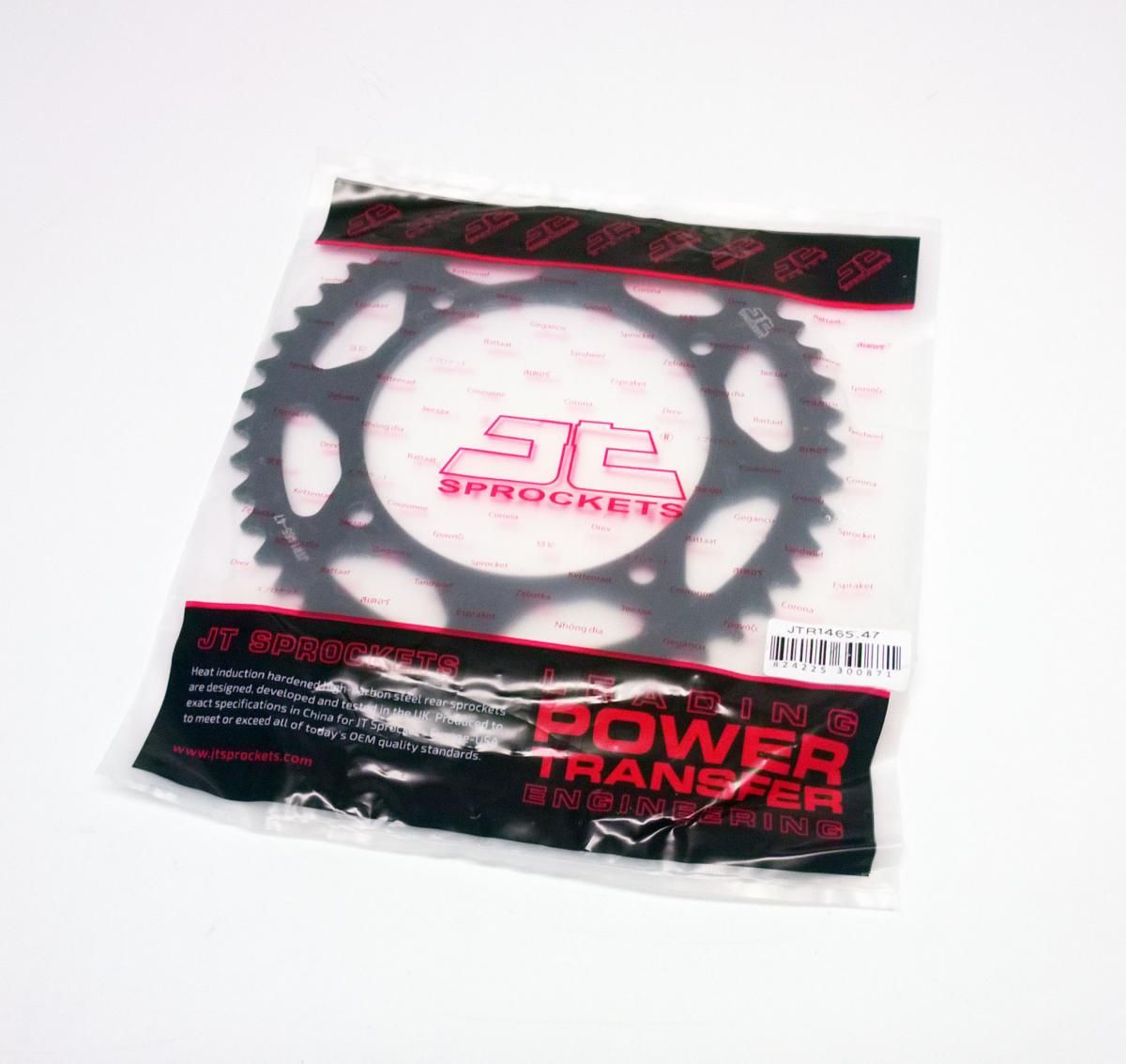 REAR SPROCKET STEEL JTR1465.47 BLACK - Image 3