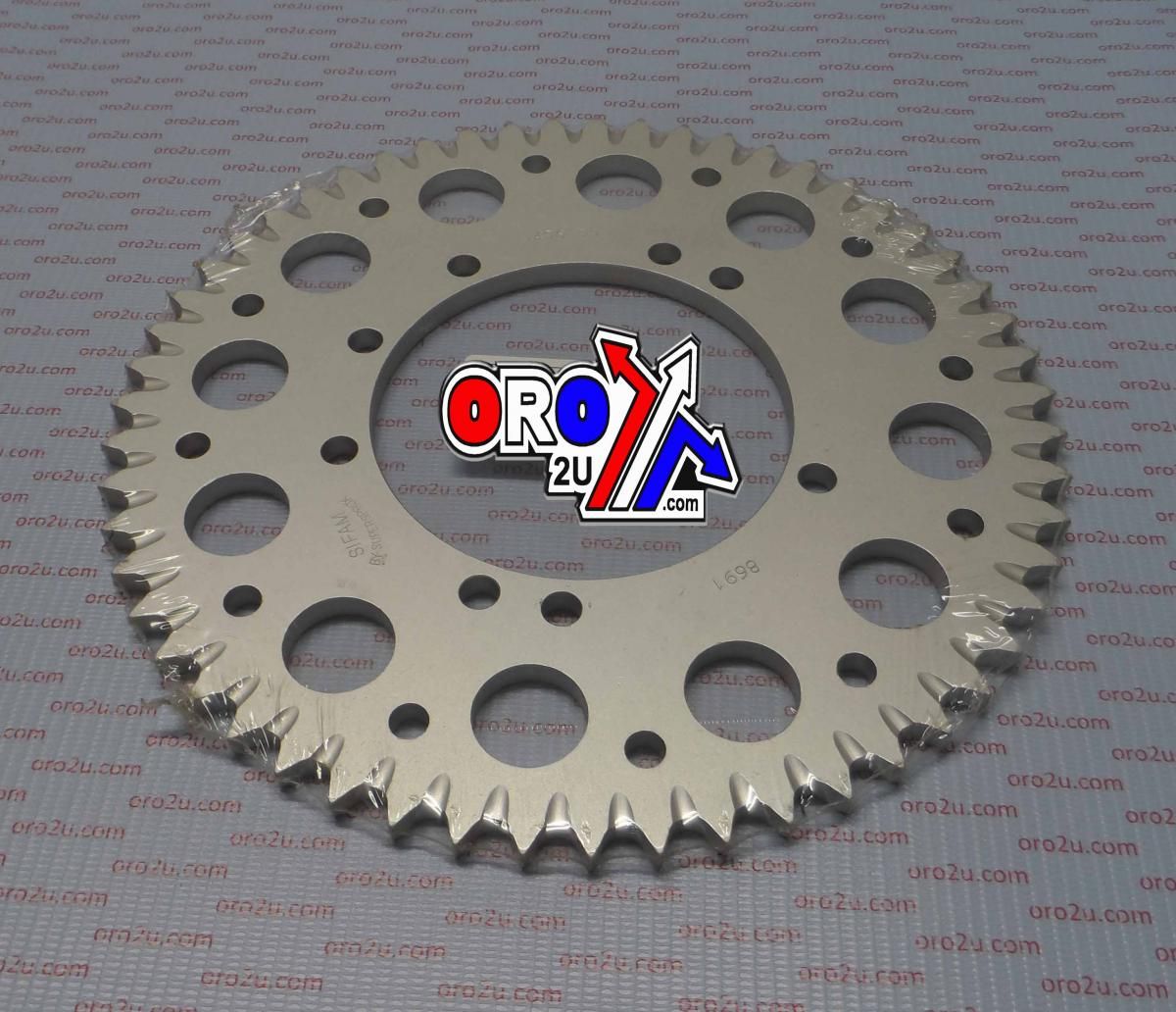 REAR SPROCKET ALLOY SILVER 462, CHAIN 428 Conversion - Image 2