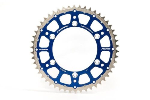 MINO REAR SPROCKET FUSION 2-RING, 23-612-48 BLUE STEEL/ALLOY