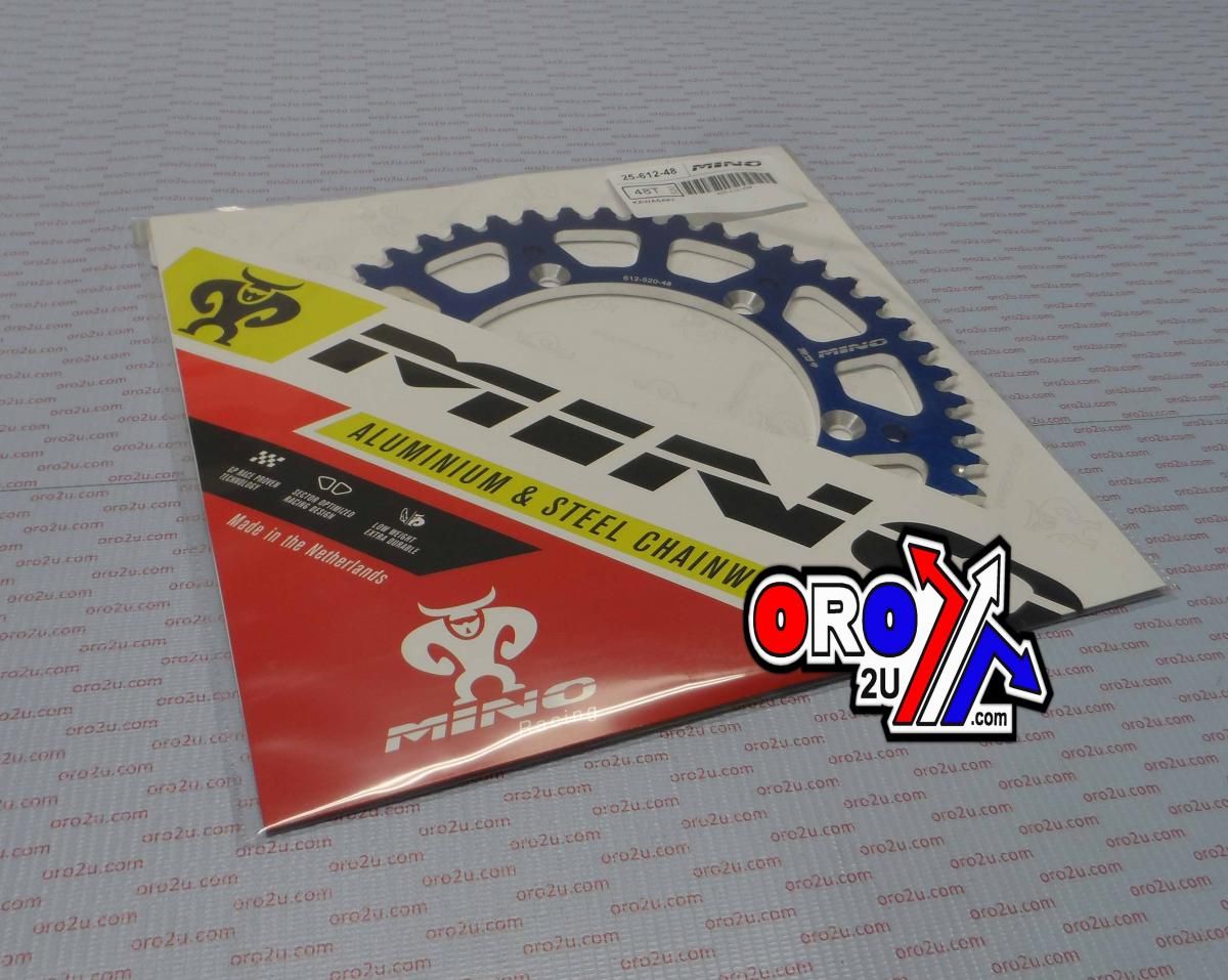 MINO REAR SPROCKET ALLOY BLUE, MINO 25-612-49 BLUE - Image 3