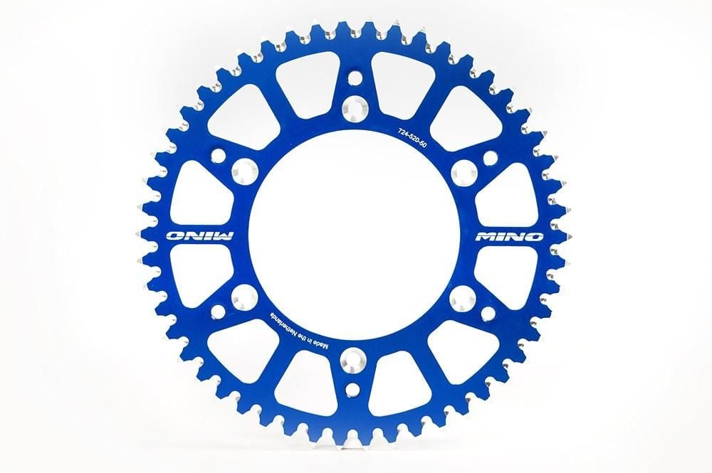 MINO REAR SPROCKET ALLOY BLUE, MINO 25-612-49 BLUE - Image 4