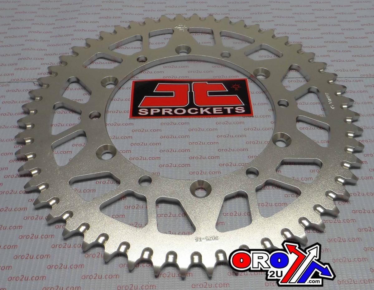 REAR SPROCKET ALLOY SILVER 460, JTA460.52 7075-T6 Aluminium - Image 2