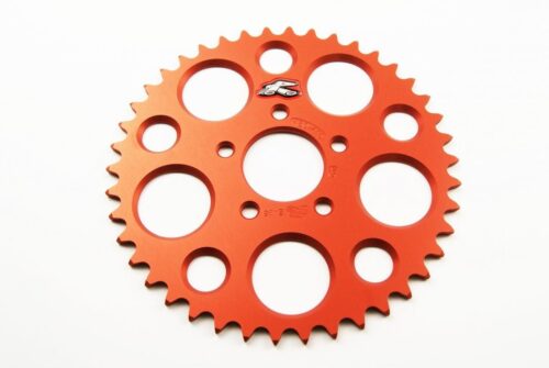 REAR SPROCKET RENTHAL 480, KTM 50 2010-2013 42T ORANGE, 480–415-42P-OR