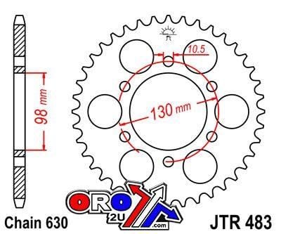 REAR SPROCKET JTR483.35 JT