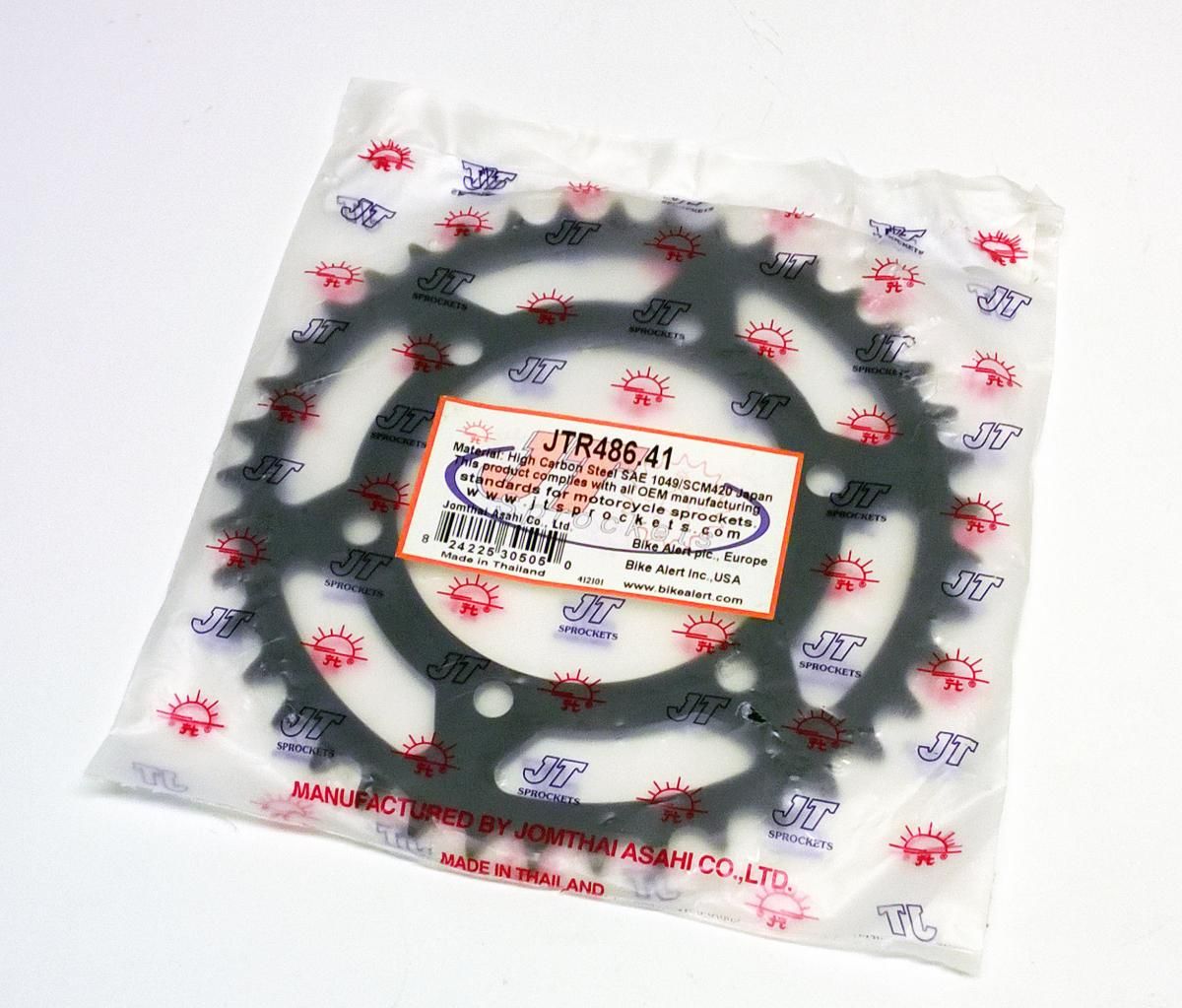 REAR SPROCKET STEEL JTR486.41, HONDA ROAD JT CHAIN 520 - Image 2