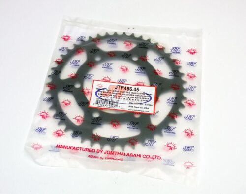 REAR SPROCKET STEEL JTR486.45 BLACK, HONDA ROAD JT