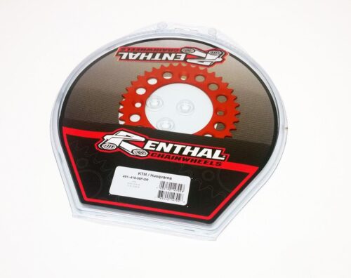 REAR SPROCKET RENTHAL 491, KTM/HUSKY 50 14-25, 38T ORANGE, 491–415-38P-OR