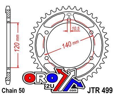 REAR SPROCKET JTR499.46 JT - Image 2