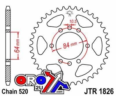 REAR SPROCKET JTR1826.41 JT SR1826-41 - Image 3